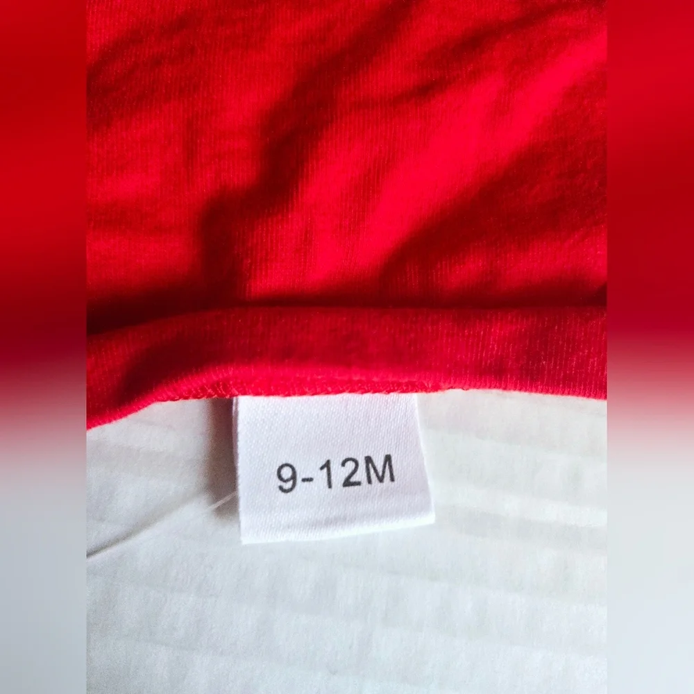 Baby Girl Patriotic USA Outfit Set Stars Stripes Red White Blue‎ 9-12 Months NWT